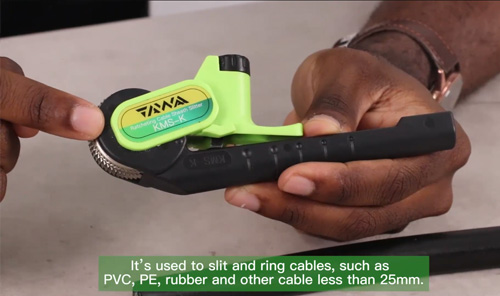 KMS-K Ratcheting Cable Slitter Video tutorial